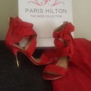 Red pair shoes